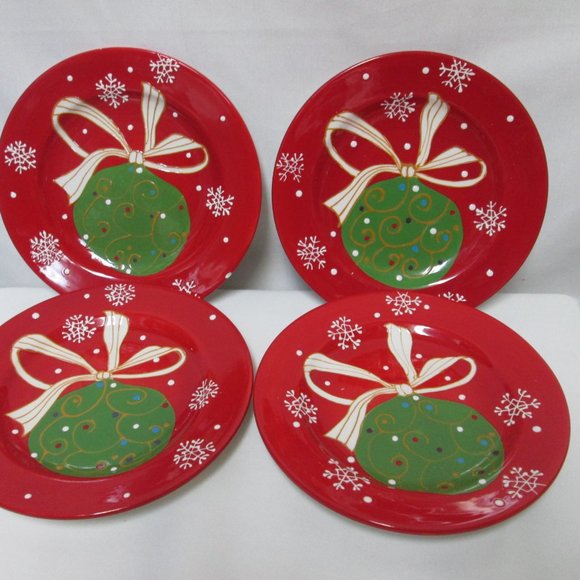 Pier bow ornament sphere salad dessert appetizer plate set